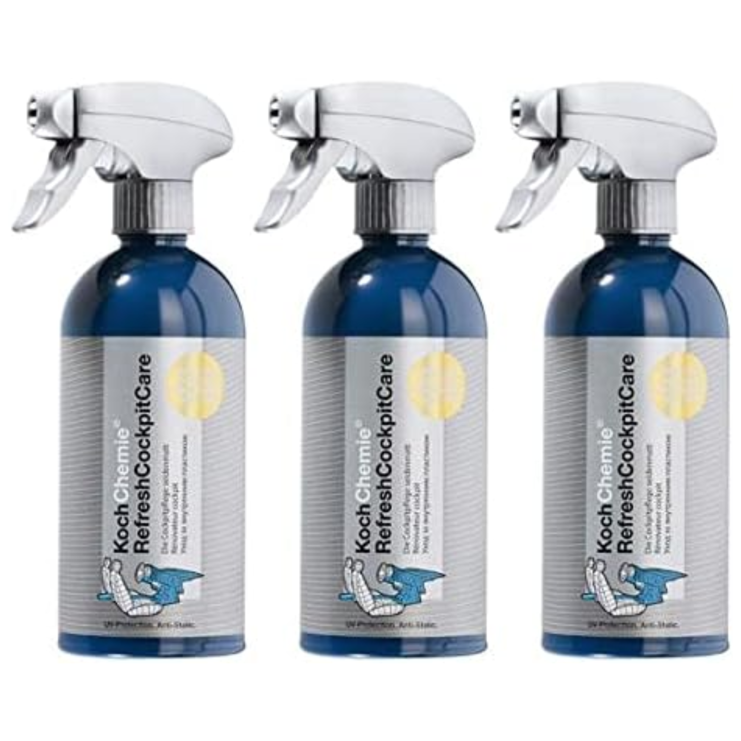Koch chemie Refresh Cockpit Care Cockpit Care, 3Pcs 500ml