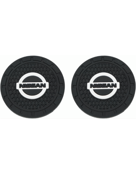 7Cylinder Silicolne 2.75 Inch Car Cup Holder Coster Compatible with Nissan, 2 Pcs
