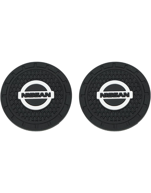 7Cylinder Silicolne 2.75 Inch Car Cup Holder Coster Compatible with Nissan, 2 Pcs