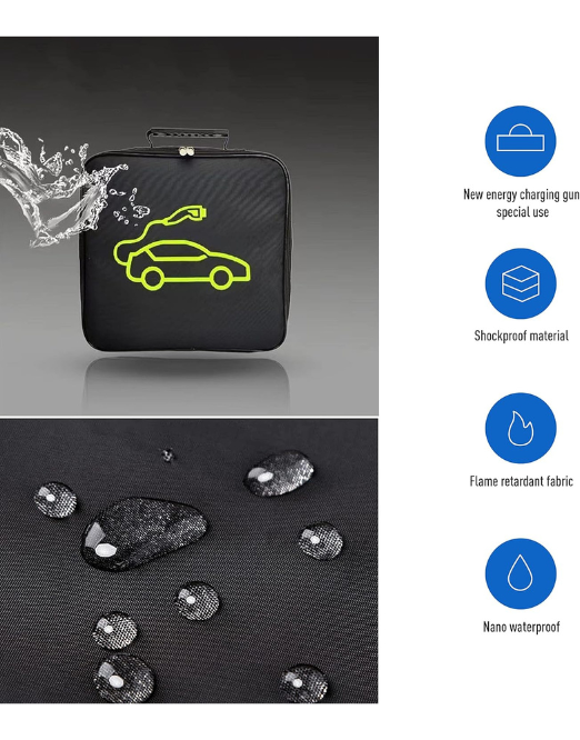 7Cylinder EV Cable Bag Storage & Organizer Compatible with Tesla & Volkwagen ID4 - Image 3