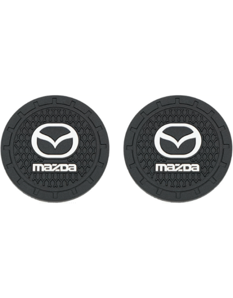 7Cylinder Silicolne 2.75 Inch Car Cup Holder Coster Compatible with Mazda, 2 Pcs