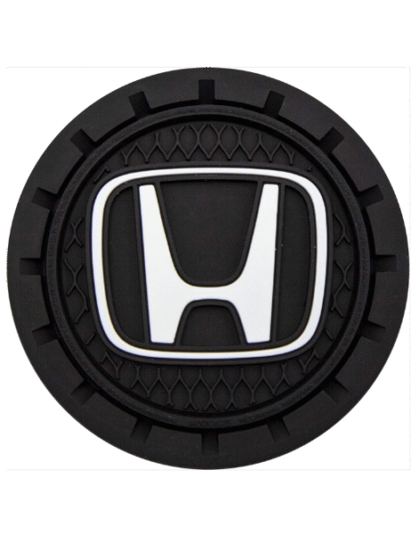 7Cylinder Silicolne 3.25 Inch Car Cup Holder Coster Compatible with Honda, 2 Pcs.