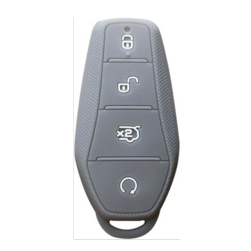 7Cylinder Durable Cushiony Silicone 4 Button Key Fob Cover Compatible with BYD