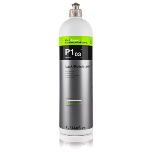 Koch Chemie Lack Polish Grun P1.03 High Gloss Finish, 1 Liter.