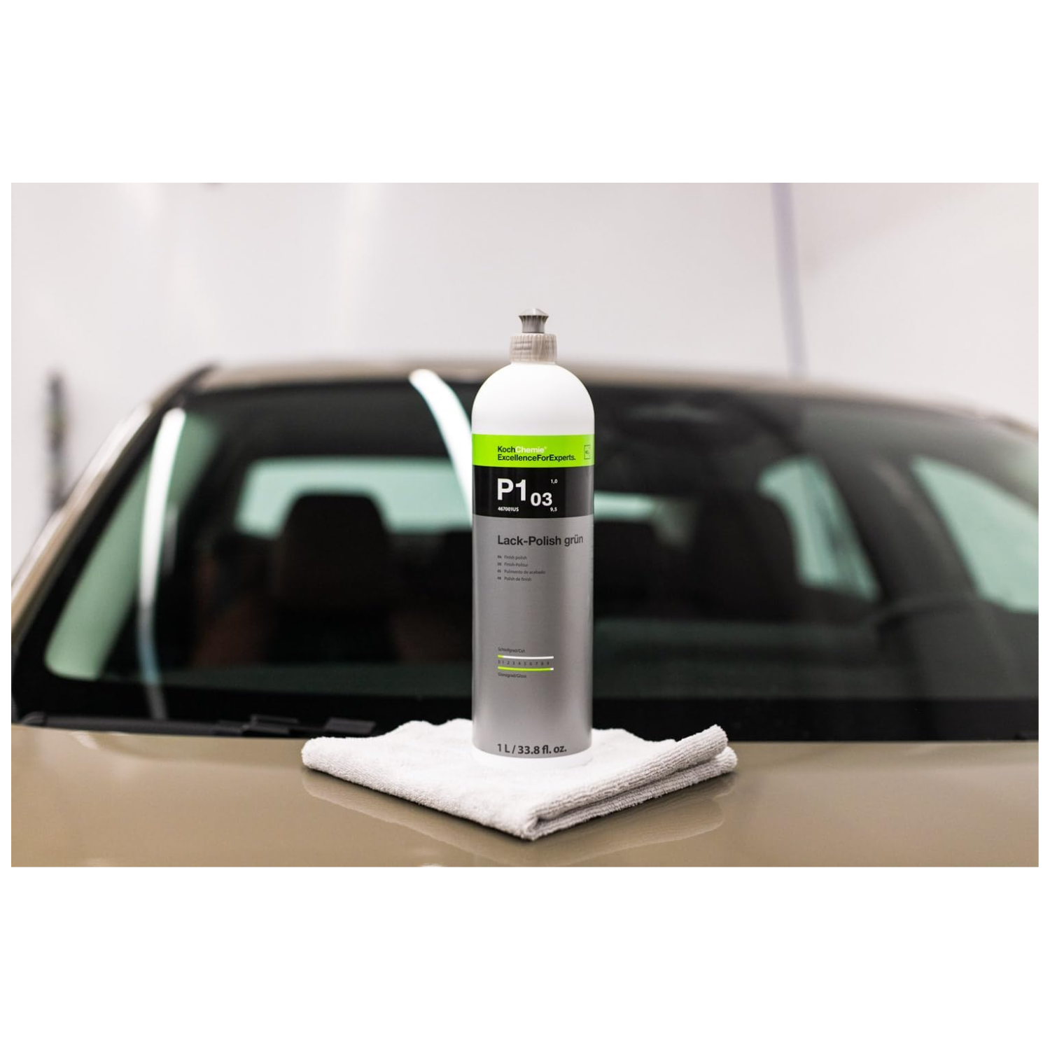 Koch Chemie Lack Polish Grun P1.03 High Gloss Finish, 1 Liter. - Image 2