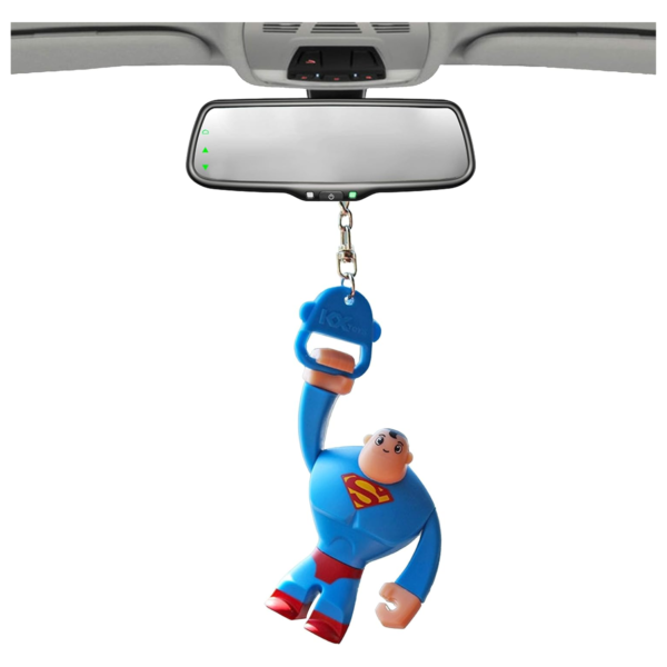 7Cylinder Hanging Ornaments for Rear View Mirrors - Superman.