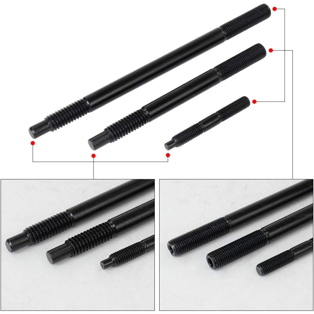 PQY 12-Point Cylinder Head Stud & Nut Kit – For 97–03 Chevy LS1/LS6/LQ9 (4.8L–6.0L) – Black - Image 4