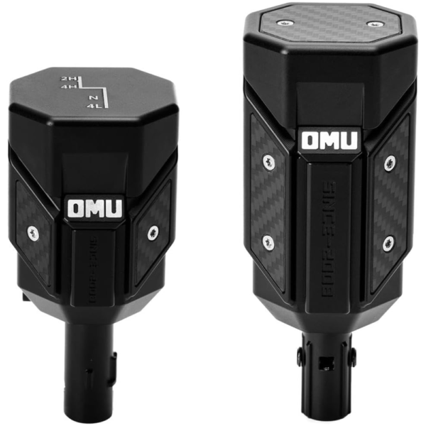OMU Aluminum Shift Knob Compatible with 2018-2025 Jeep Wrangler JL & Gladiator JT - Black
