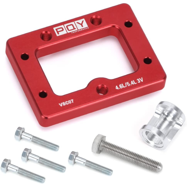 PQY Engine Valve Spring Compressor Tool – Compatible with Ford Mustang & Explorer 4.6L/5.4L 3V – Red