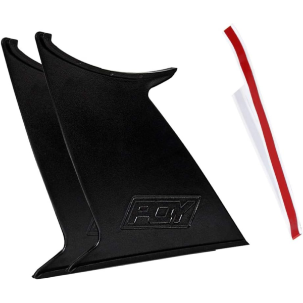 PQY RACING 2PCS Spoiler Wing Stabilizer – Compatible with 2015–2019 Subaru WRX STi Sedan – Black