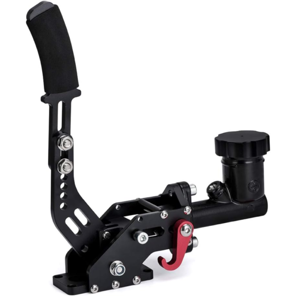 PQY Racing Hydraulic Drift Handbrake with Integrated Oil Tank – Adjustable E-Brake – Black