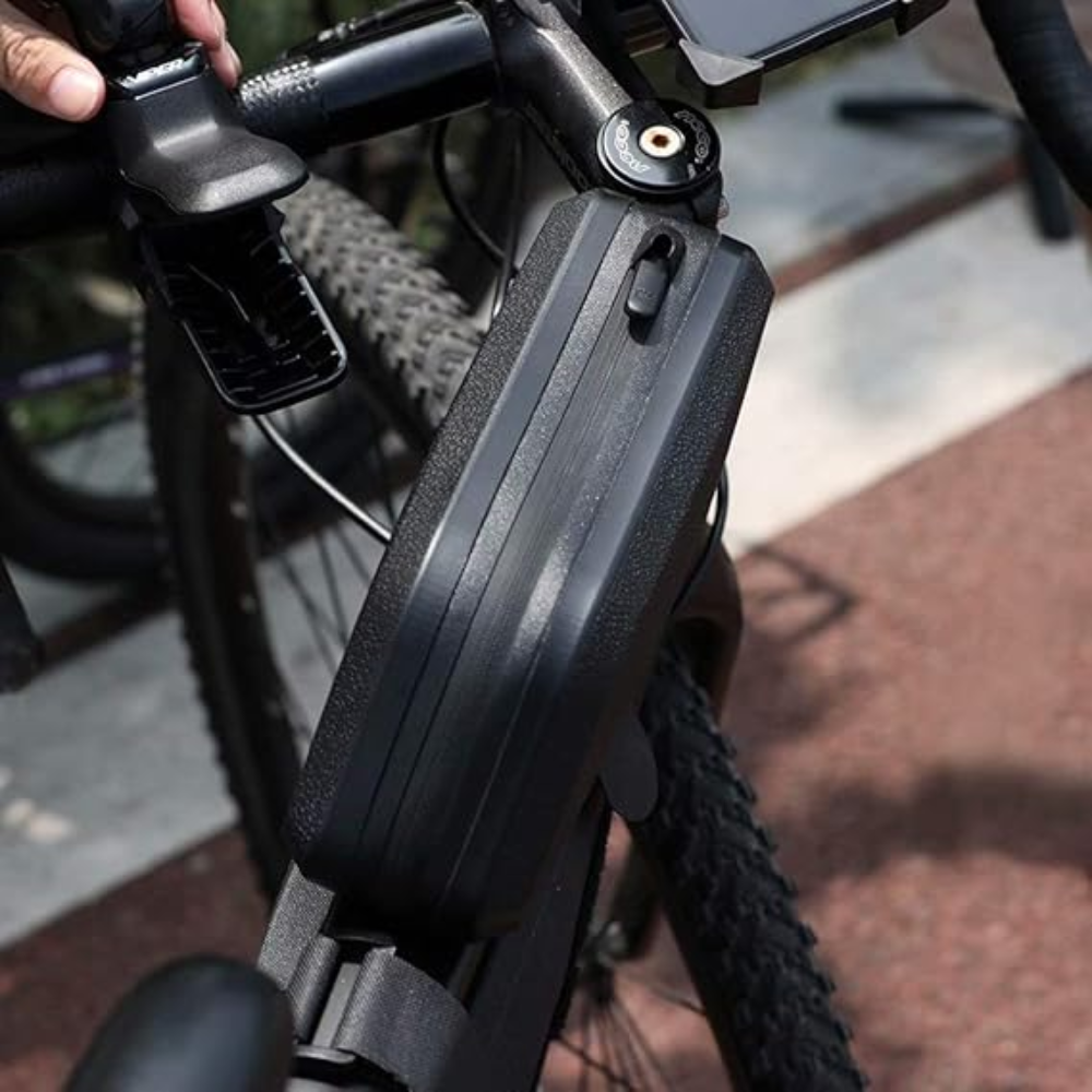 Rhinowalk 1.5L Waterproof Bike Frame Bag – Black - Image 7