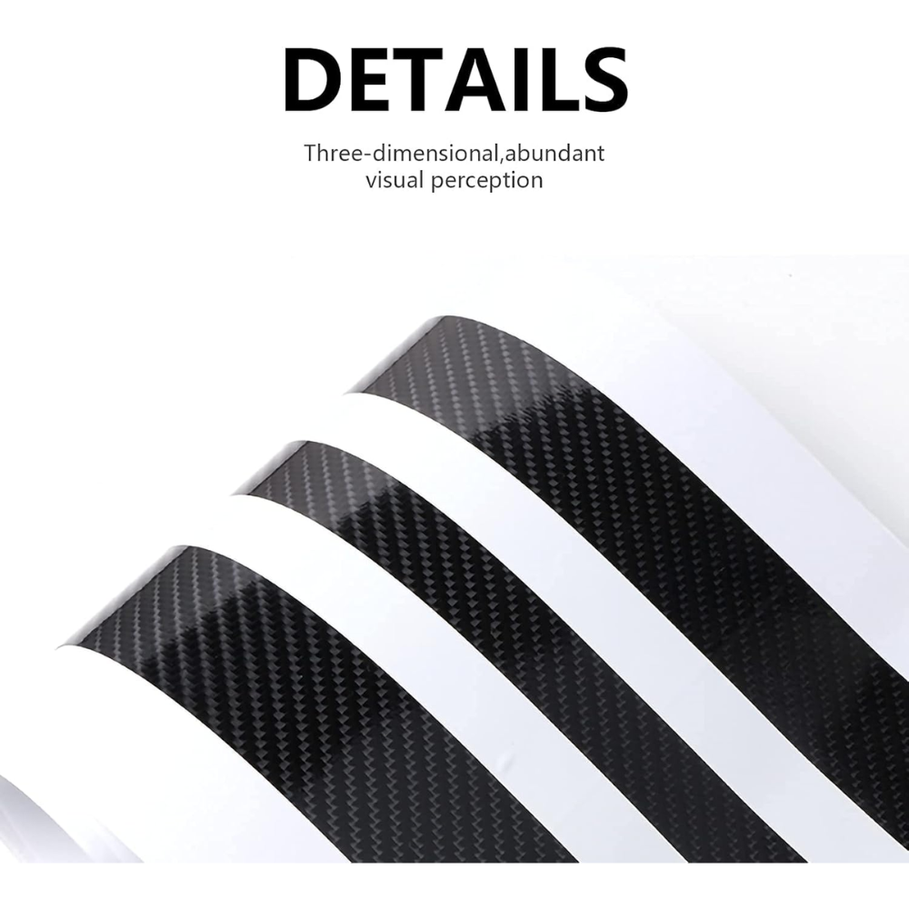 7Cylinder BMW M-Performance Carbon Fiber Hood Decal – Universal Fit – White/Carbon - Image 6