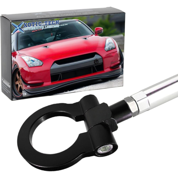 7Cylinder Xotic Tech Black CNC Aluminum JDM Bumper Tow Hook