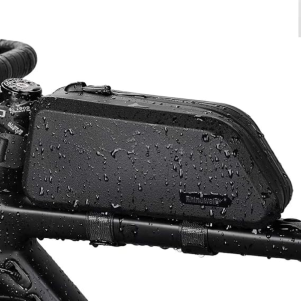 Rhinowalk 1.5L Waterproof Bike Frame Bag – Black