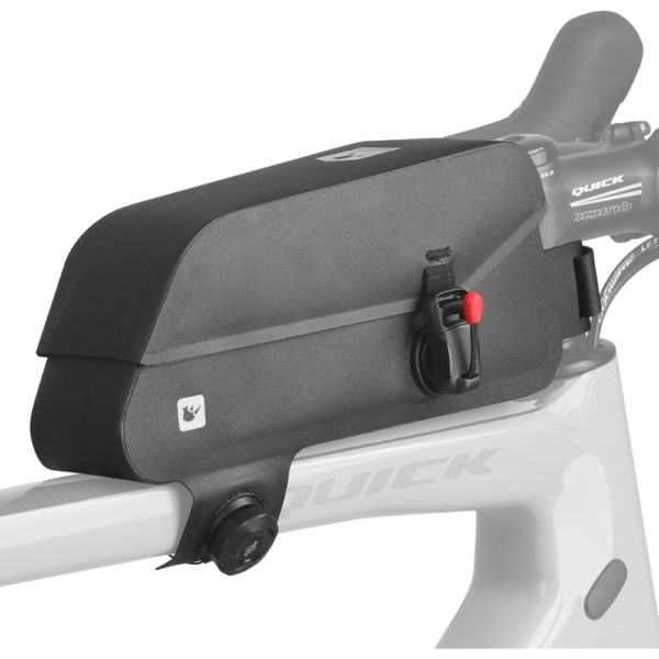 Rhinowalk Waterproof Bicycle Front Tube Bag with Magnetic Closure – Black