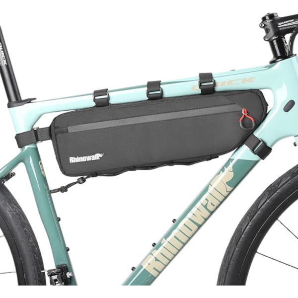 Rhinowalk 2.1L Waterproof Bicycle Triangle Frame Bag – Black