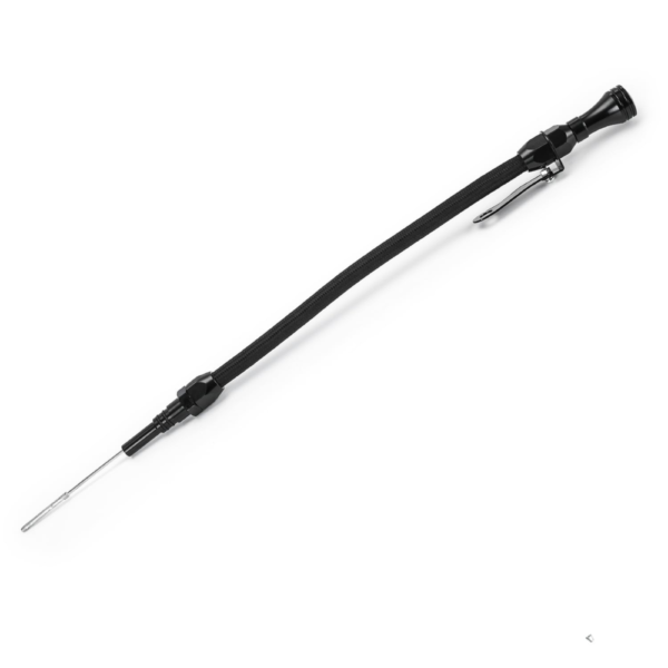 PQY Flexible Stainless Engine Oil Dipstick – For 1965–1990 Chevy Big Block (396–502) – Black