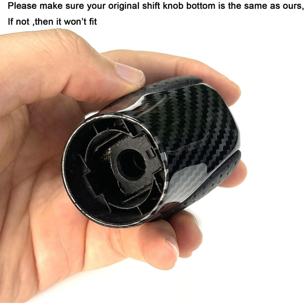 7Cylinder Leather & Carbon Fiber Gear Shift Knob – For Lexus ES/GS/GX/IS/NX/RC/RX - Image 4