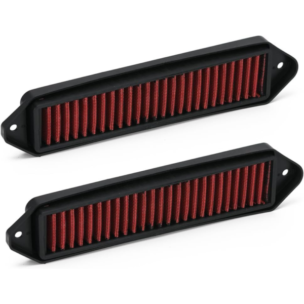 PQY Performance Cabin Air Cowl Filter Set – For BMW E-Chassis E82/E88/E90/E91/E92/E93 X1 – Red