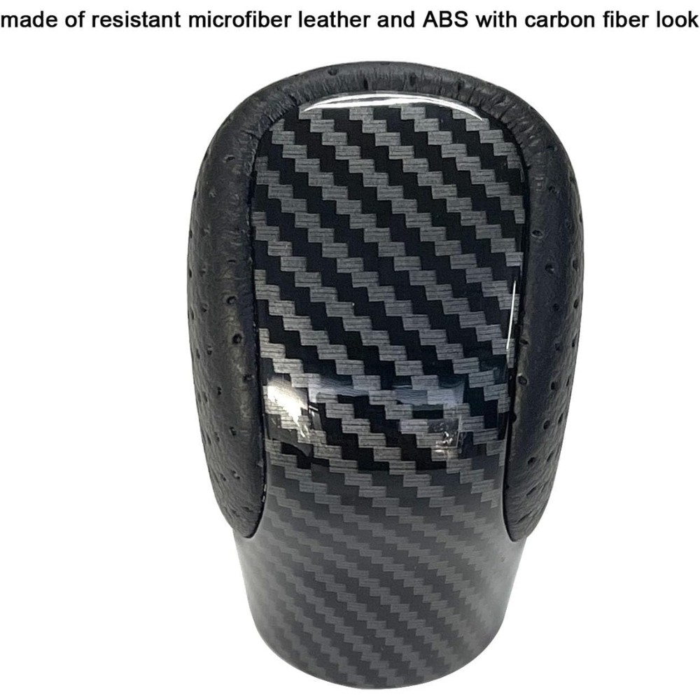 7Cylinder Leather & Carbon Fiber Gear Shift Knob – For Lexus ES/GS/GX/IS/NX/RC/RX - Image 3