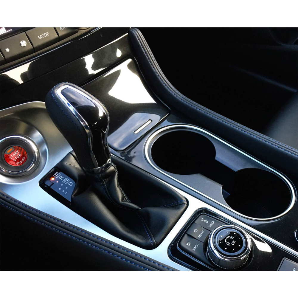7Cylinder Gloss Red Carbon Fiber Engine Start Stop Button Cover – For Nissan & Infiniti – Red - Image 6
