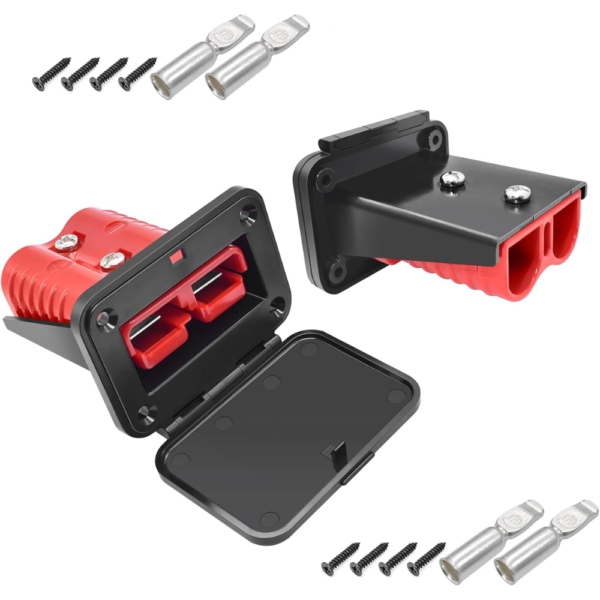 7Cylinder 175A Battery Quick Connect Wire Connector Kit – Waterproof Anderson Plug with Mount and Cap