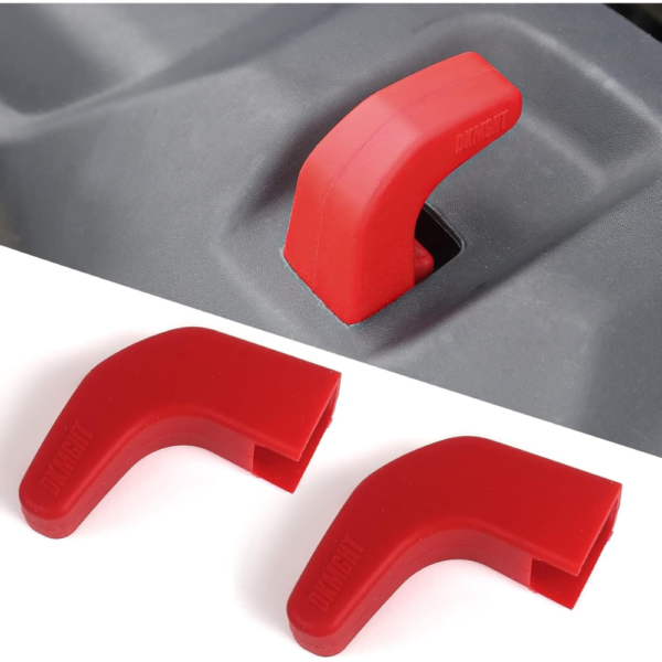 7Cylinder Red Bumper Tow Hook Covers – For 2007–2022 Jeep Wrangler & Gladiator – 2-Pack
