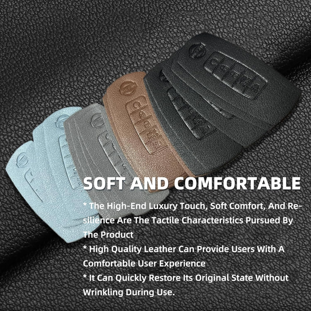 7Cylinder Nissan Patrol Y63 Key Case – Zinc Alloy & PU Leather – Black - Image 5