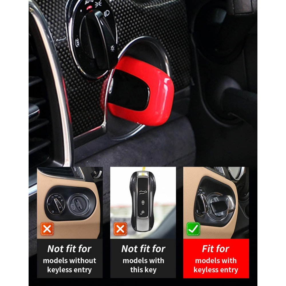 7Cylinder Red Entry and Drive Cover – For Porsche Cayenne/Panamera/Macan/911/718 - Image 6