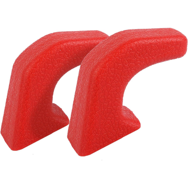 7Cylinder Jeep Bumper Tow Hook Covers – 2pcs Rubber Sleeve – Red