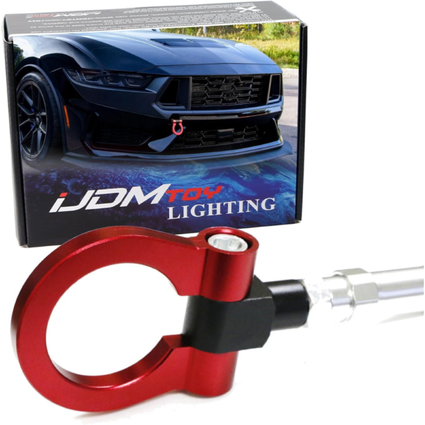 7Cylinder Ford Mustang Dark Horse Tow Hook – Sports Red Aluminum