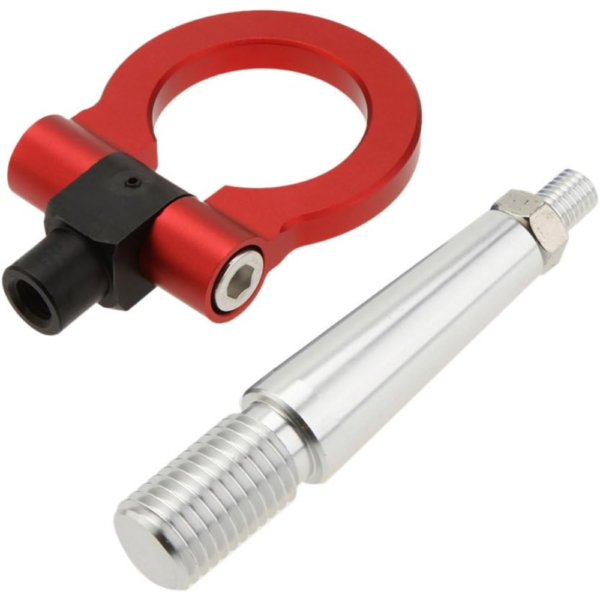 7Cylinder Mitsubishi Lancer EX Tow Hook – Foldable Racing Design – Red