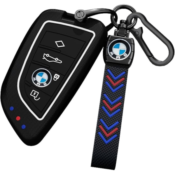 7Cylinder BMW Key Fob Cover – Upgraded TPU – Black