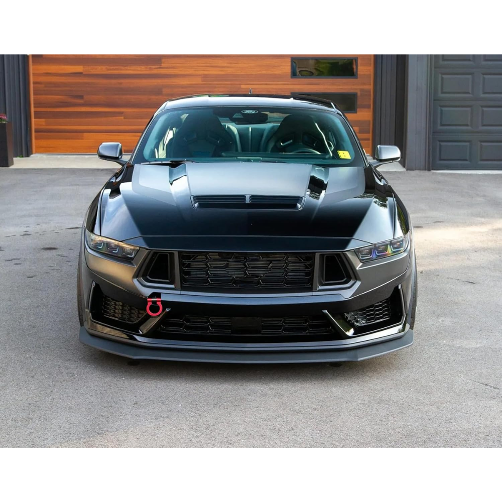 7Cylinder Ford Mustang Dark Horse Tow Hook – Sports Red Aluminum - Image 3