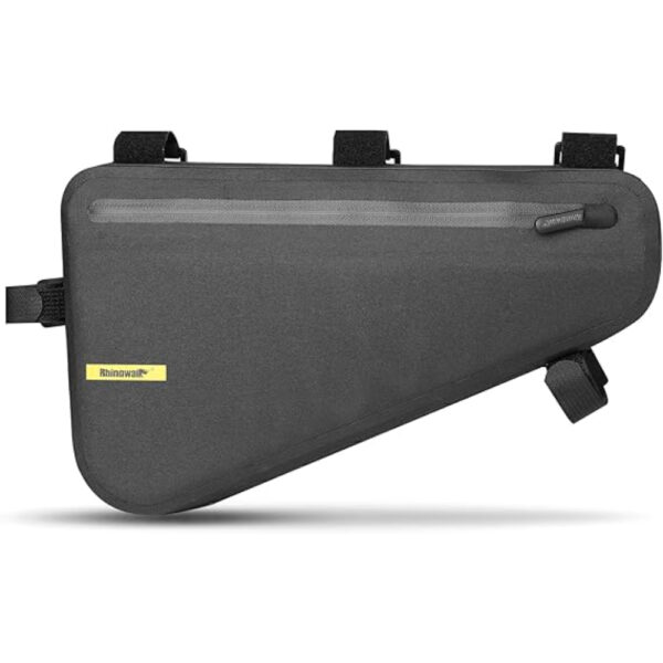 Rhinowalk 4L Waterproof Triangle Bicycle Frame Bag TPU Black - Cycling Dubai UAE